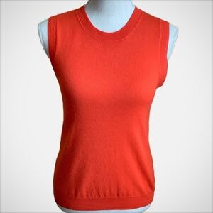 J. CREW Italian Cashmere Sleeveless Sweater Size M